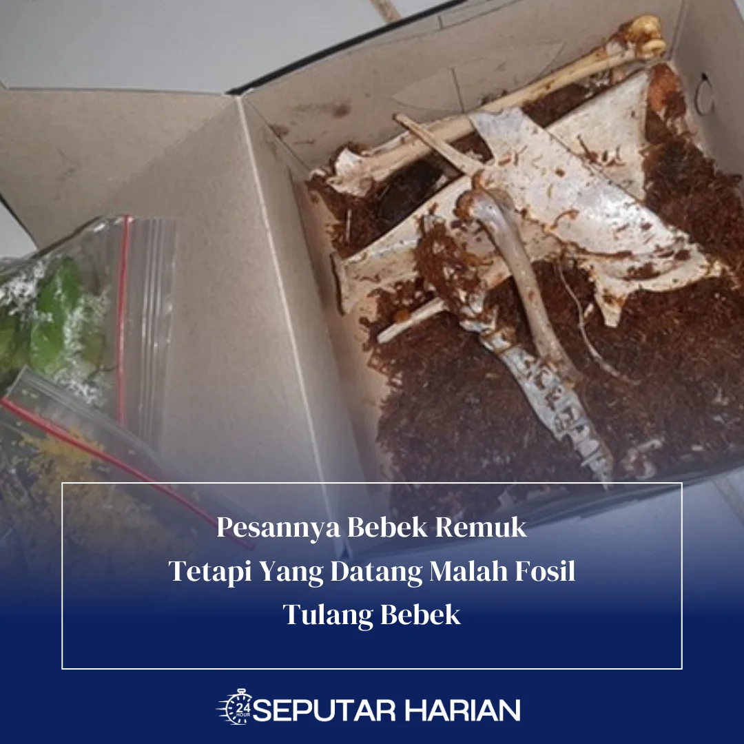 Lucu Banget Pesan Makan Online Dikirimi Fosil Tulang Bebek