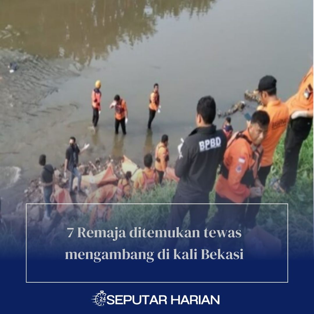 eksekusi 7 remaja mengambang di kali bekasi