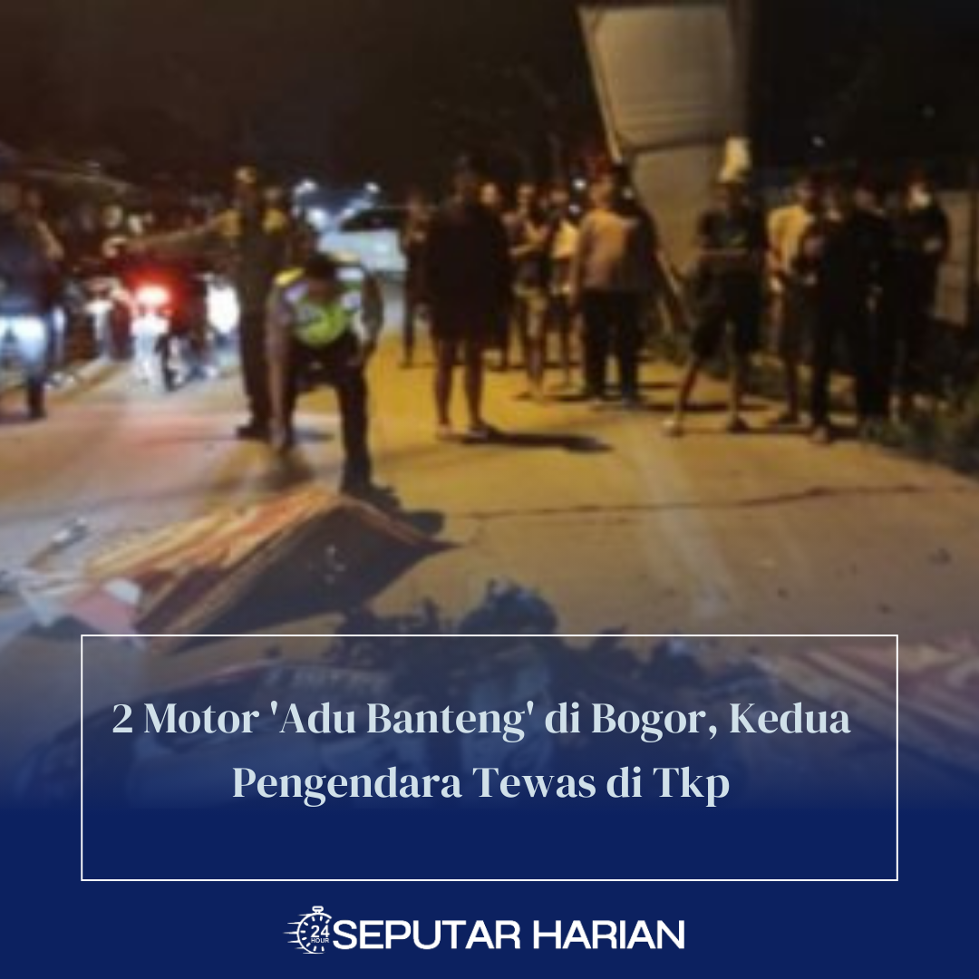 Tabrakan Antara 2 Sepeda Motor di Jl. Fisabilillah Citeureup Bogor, Kedua Pengendara Sepeda Motor Tewas di Tempat